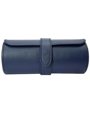 Wolf Heritage Triple Watch Roll - Blue