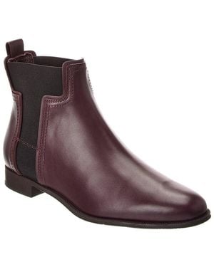 Tod's Gomma Suede Bootie - Purple