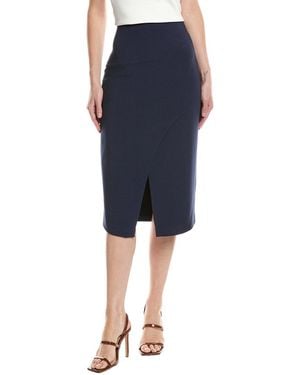 Black Halo Juma Pencil Skirt - Blue