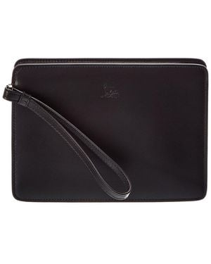 Christian Louboutin Bettina Leather Pouch - Black