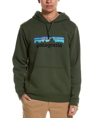 Patagonia Logo Uprisal Hoodie - Green