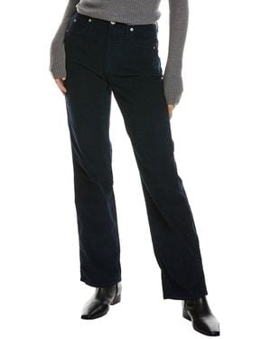 Amo Denim Amo Willa Corduroy Inkling High-Rise Slim Flare Jean - Black