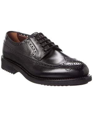 Ferragamo Marcus Leather Oxford - Black