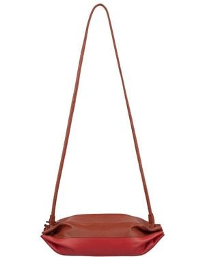 Marimekko Pikku Karla Leather Shoulder Bag - Red