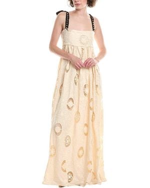 Agua Bendita Platero Linen Dress - Natural