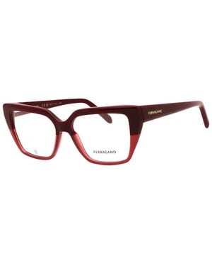 Ferragamo 53Mm Optical Frames - Brown