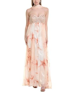 Issue New York Beaded Maxi Dress - Pink
