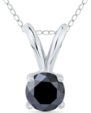 True Diamond 14k 0.30 Ct. Tw. Diamond Solitaire Necklace - White