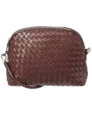 Dragon Diffusion Chunky Fellini Leather Shoulder Pouch - Brown
