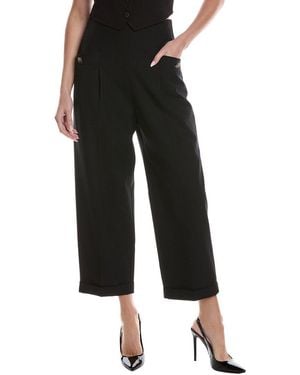 Sandro Wool-Blend Trouser - Black