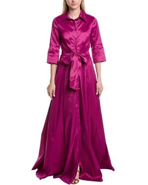 Rene Ruiz Shirt Gown - Purple