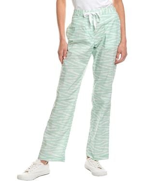 Officine Generale Officine Generale Magali Printed Pant - Green