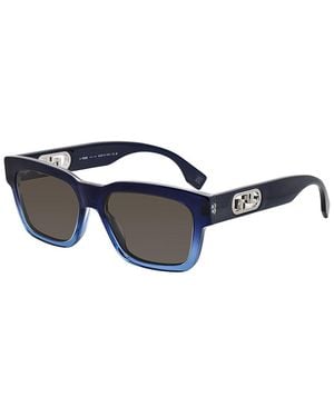 Fendi O'Lock 53Mm Sunglasses - Blue