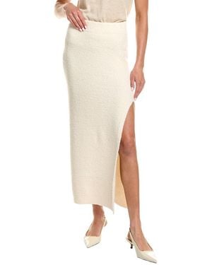 525 America Boucle Maxi Skirt - Natural