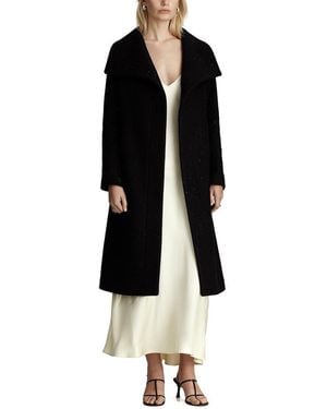 Dawn Levy Gisele Wrap Coat - Black
