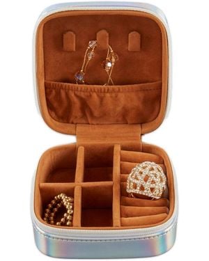 Bey-berk Ava Jewelry Case - Brown