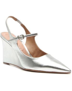 Vicenza Vitoria Leather Slingback - White