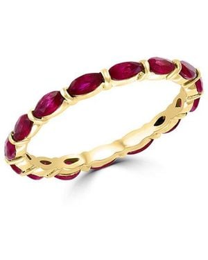 Effy Fine Jewelry 14K 1.50 Ct. Tw. Ruby Ring - Multicolour