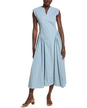 Gracia Sleeveless Midi Dress - Blue