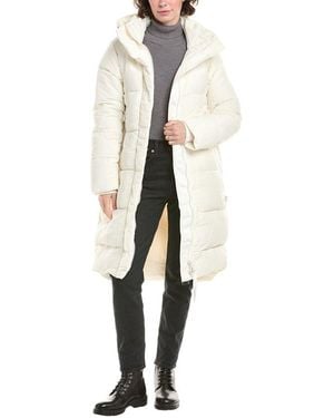 Canada Goose Byward Parka Shiny Crinkle Slim Fit Parka - White