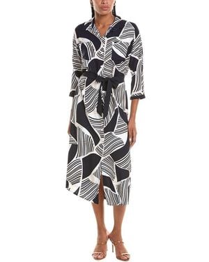 Joseph Ribkoff Midi Dress - White