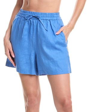 Sea Level Tidal Boardwalk Linen Short - Blue