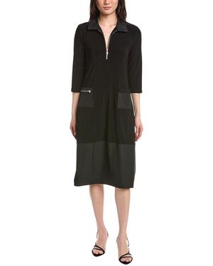 Joseph Ribkoff Solid Midi Dress - Black