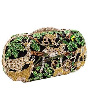 Aquaswiss Aqs Crystal Jungle Clutch - Green