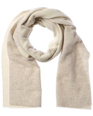 Acne Studios Logo Jacquard Wool-blend Scarf - Natural