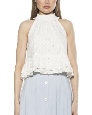 Alexia Admor Roth Top - White