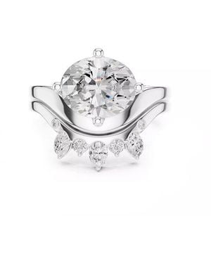 Lab Grown Diamonds 14K 2.85 Ct. Tw. Lab-Grown Diamond Ring - White