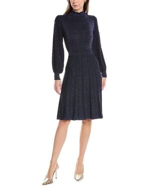 Nanette Lepore Mock Sweaterdress - Blue