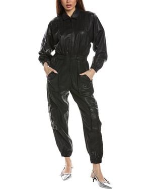 AllSaints Frieda Denim Jumpsuit - Black