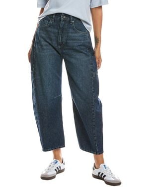 Rag & Bone Chase High Rise Barrel Jean - Blue