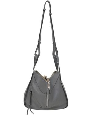 Loewe Gray Leather Small Hammock Bag (authentic Pre-loved) - Black