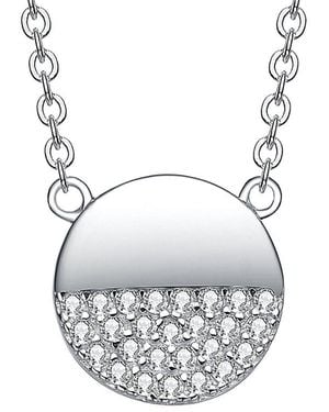 Genevive Jewelry Silver Necklace - White