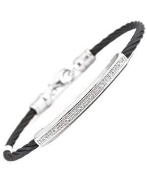 Diamond Select Cuts 0.05 Ct. Tw. Diamond Bangle - Metallic