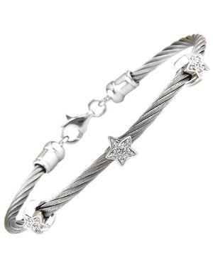 Diamond Select Cuts 0.05 Ct. Tw. Diamond Bangle - Metallic
