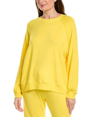 Splits59 Andie Oversized Fleece Sweatshirt - Yellow