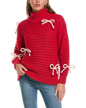 525 America Naomi Oversized Jumper - Red