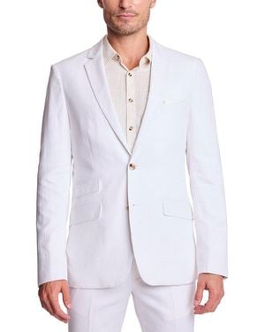 Paisley & Gray Dover Linen-Blend Jacket - White