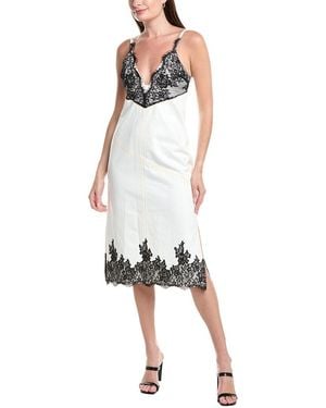 3.1 Phillip Lim Denim Slip Dress - White