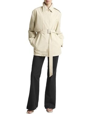 Vince Short Trench Jacket - Natural