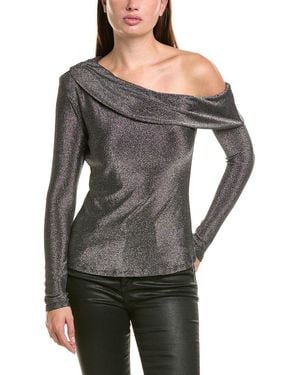 Ramy Brook One-Shoulder Carrie Top - Gray