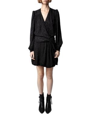 Zadig & Voltaire Recol Silk Dress - Black