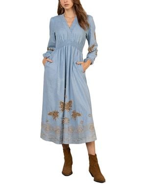 Hale Bob Paulina Midi Dress - Blue