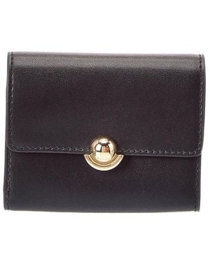 Furla Sfera Small Leather Compact Wallet - Black