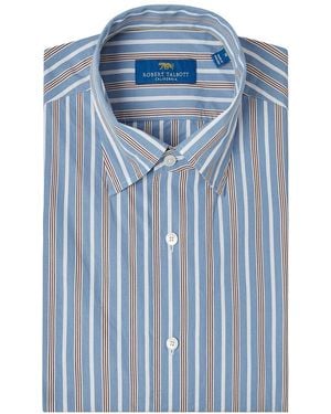 Robert Talbott Morgan Multi Stripe Shirt - Blue