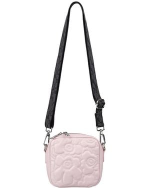 Marimekko Baby Gratha Unikko Leather Shoulder Bag - Pink