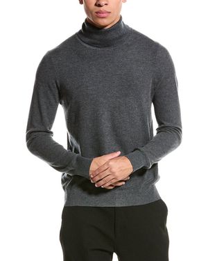 Paisley & Gray Wool-blend Turtleneck Jumper - Grey